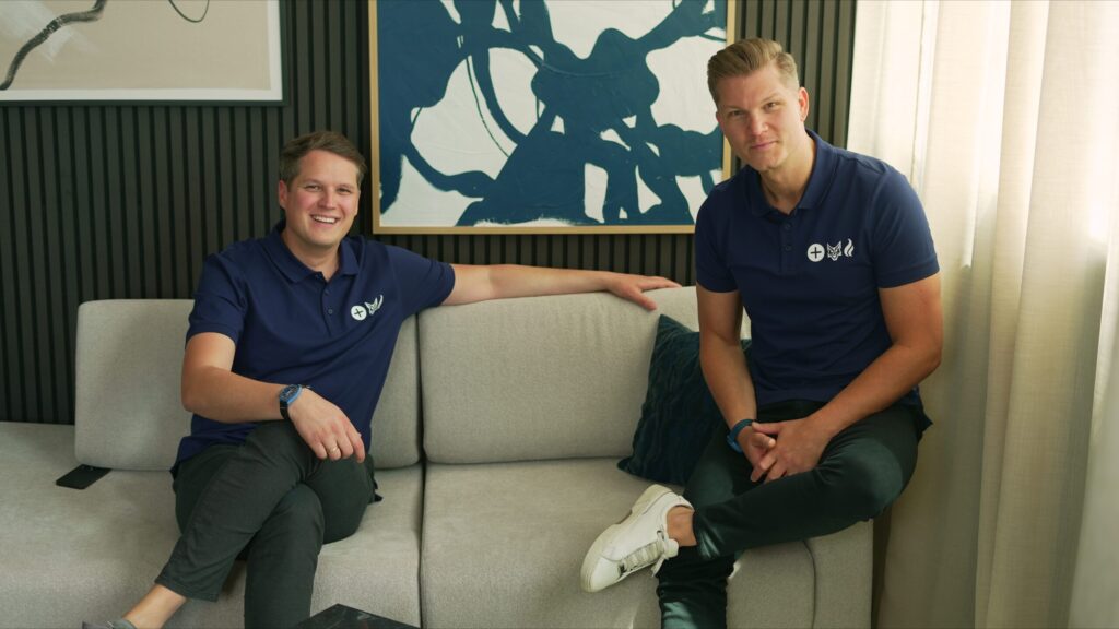 Florian Hoffmann und Marc Wolfermann, Geschäftsführer der WRS-Gruppe